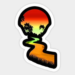 sun gold Sticker